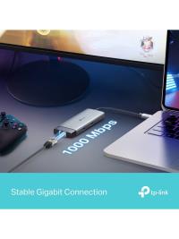 TP-LINK UH6120C TYPE-C 6 Port Portatif Hub 1×USB-C, 1×HDMI 4K, 1×USB-C PD 100W, 1×RJ45, 2×USB-A 3.0, 1×USB-C 3.0